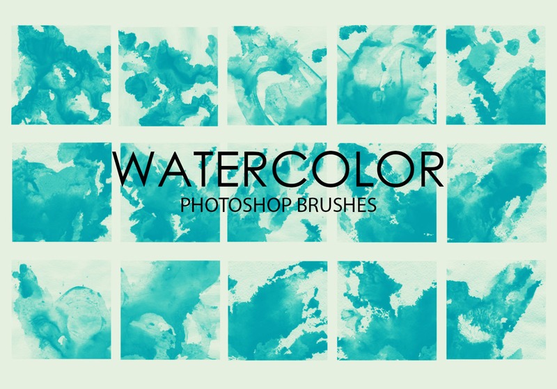 Free Watercolor Wash Photoshop Brushes Photoshop brush