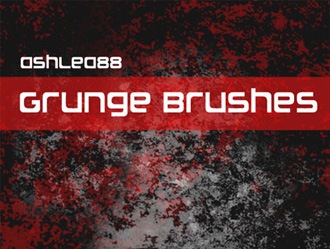 5 Grunge Brushes Photoshop brush