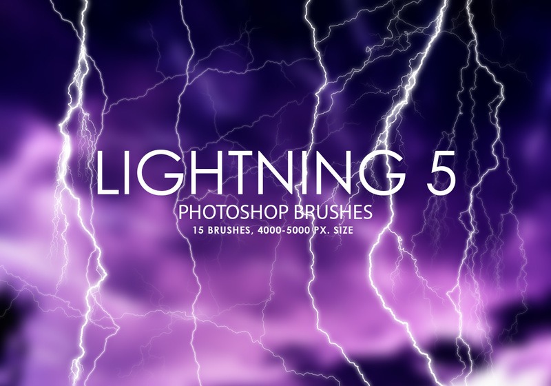 Free Lightning Photoshop Brushes 5 Photoshop brush