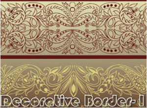 Decorative Border-I Photoshop brush