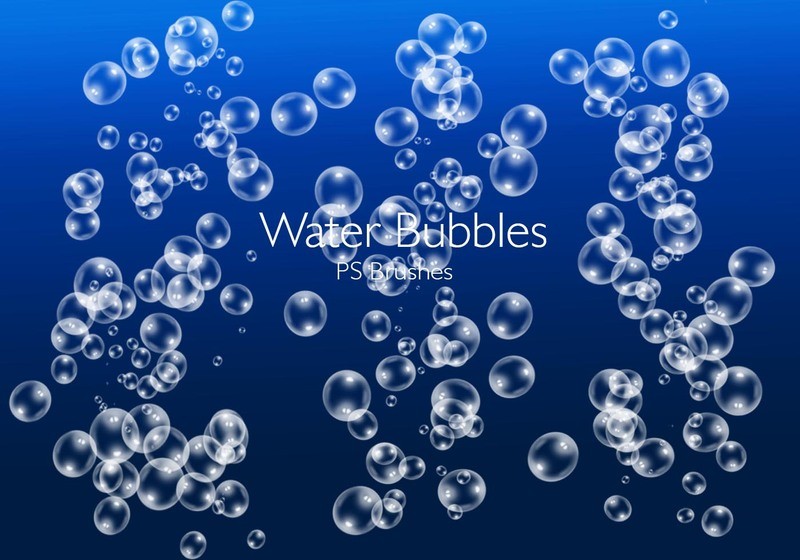 20 Water Bubbles PS Brushes abr.Vol.4 Photoshop brush