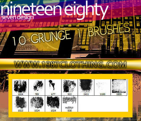 Grunge Set 1 Photoshop brush