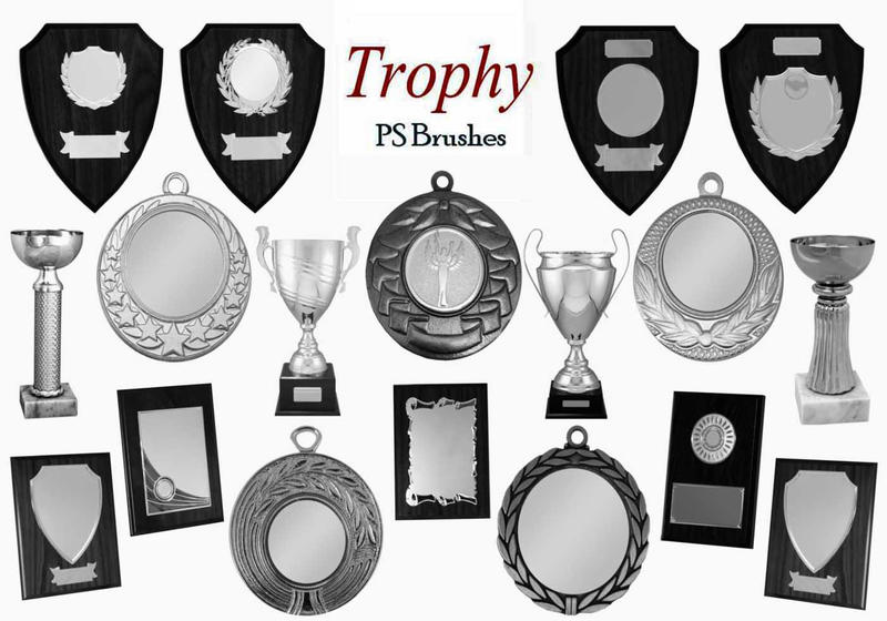 20 Trophy PS Brushes abr.vol.7 Photoshop brush