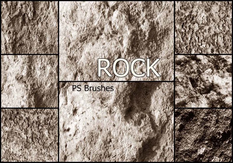 20 Rock Texture PS Brushes abr vol.17 Photoshop brush