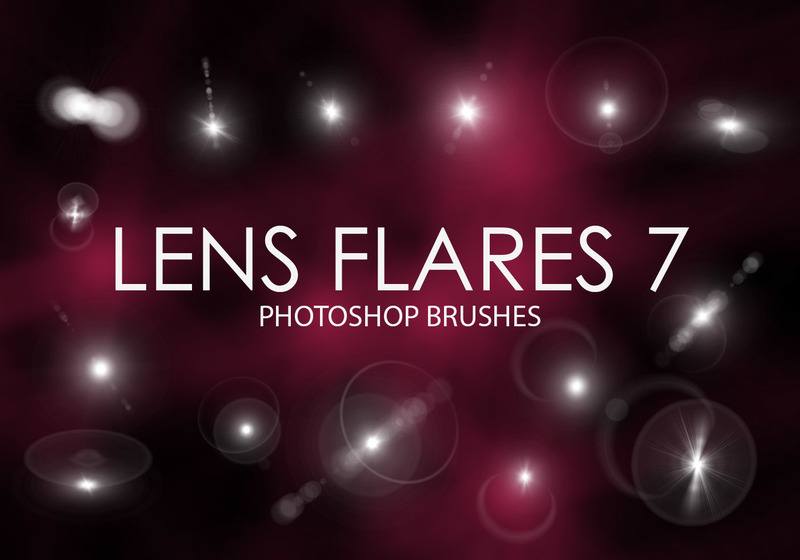 Free Lens Flare Photoshop Brushes 7 Photoshop brush