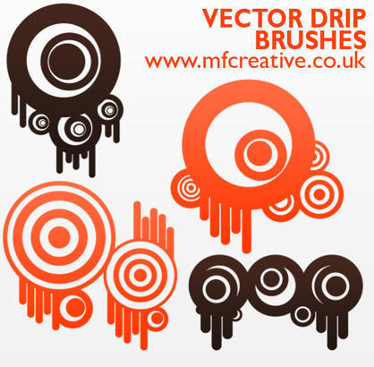 Drip Vector Brushes Photoshop brush