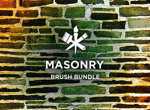 Masonry Photoshop brush