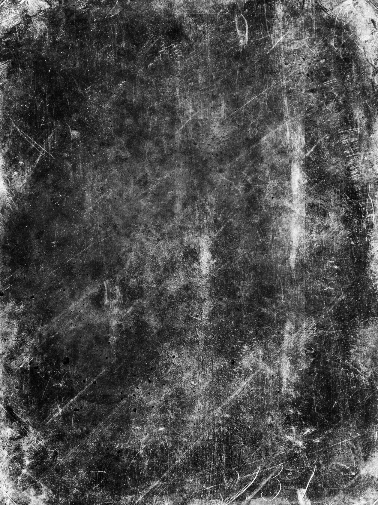 Black and white grunge texture Photoshop brush