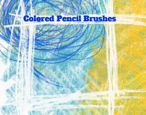 15 Colored Pencil PS Brushes Photoshop brush