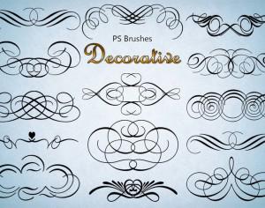 20 Decorative PS Brushes abr. Vol.3 Photoshop brush