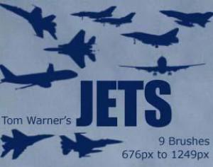 Jets Photoshop brush