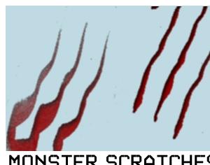 Monster Scratches Photoshop brush