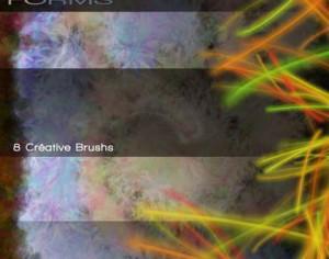 Strange Forms Abstract Brushes Photoshop brush