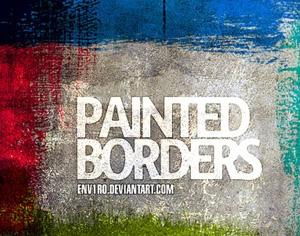 Painted Borders Photoshop brush