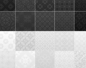 Black and White Patterns Photoshop brush
