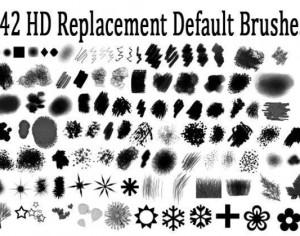 Hi Def Replacement Default Photoshop Brush Set Photoshop brush