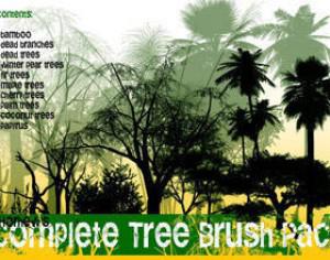 Complete Tree Brush Pack Photoshop brush