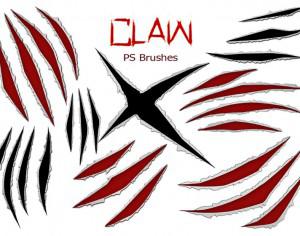 20 Claw Scratch PS Brushes ABR. vol.7 Photoshop brush
