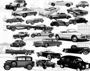 Classic cars Photoshop brush