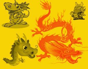 Chinese Dragon Photoshop brush