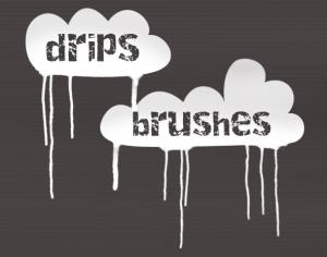 Drips Brush Set Photoshop brush