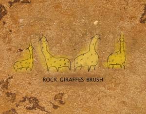 Rock Giraffes Brushes  Photoshop brush