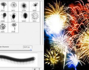 10 Fireworks Brushes Photoshop brush
