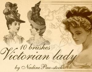 Victorian Lady Photoshop brush