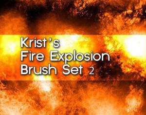 Krist's Fire Brush Set 2 Photoshop brush
