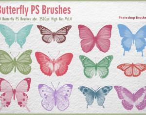 Butterfly PS Brushes abr.  Photoshop brush