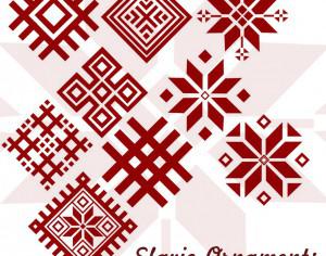 10 Slavic Ornaments Photoshop brush