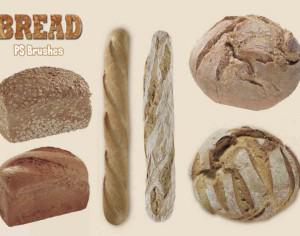 20 Bread PS Brushes.abr Photoshop brush