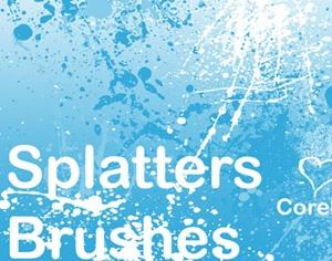 Splatter Brushes Photoshop brush