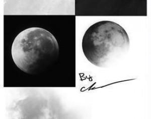 Moon Brush Collection from Photos Photoshop brush