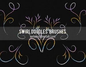Swirl Doodles Photoshop brush