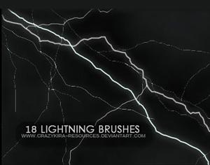 Lightning Brushes Photoshop brush