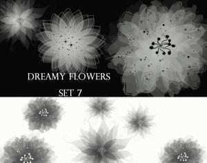 Free Brushes: Dreamy Flowers set 7 | Flowers | Lileya Brogu
