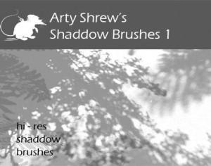Arty Shrew's Shadows Brushes  Photoshop brush