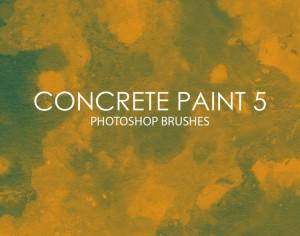 Free Concrete Paint Photoshop Brushes 5 Photoshop brush