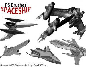 20 Spaceship PS Brushes abr. vol.1 Photoshop brush