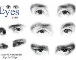 Male Eyes Ps Brushes  Photoshop brush
