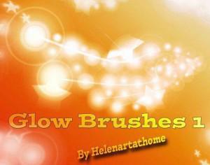 Glow Brushes1 Photoshop brush