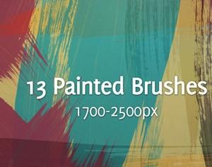 Painted Strokes Photoshop brush