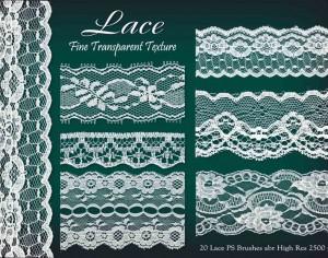 20 Lace PS Brushes abr vol 5 Photoshop brush