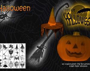 Halloween PS Brushes abr Photoshop brush