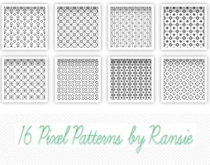 Free Patterns: Pixel Patterns 01 | Ransie3