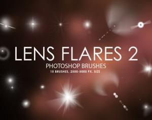 Free Lens Flares Photoshop Brushes 2 Photoshop brush