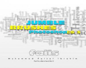 Jumble Brushes Photoshop brush