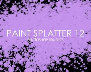 Free Paint Splatter Photoshop Brushes 12 Photoshop brush