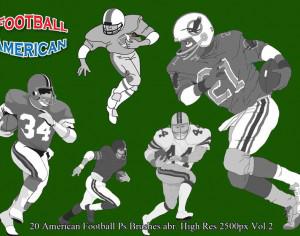 American Football Ps Brushes  Vol.2 Photoshop brush